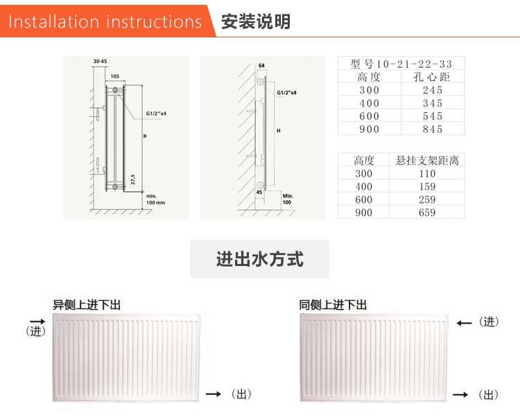 柏銳克暖氣片安裝說(shuō)明